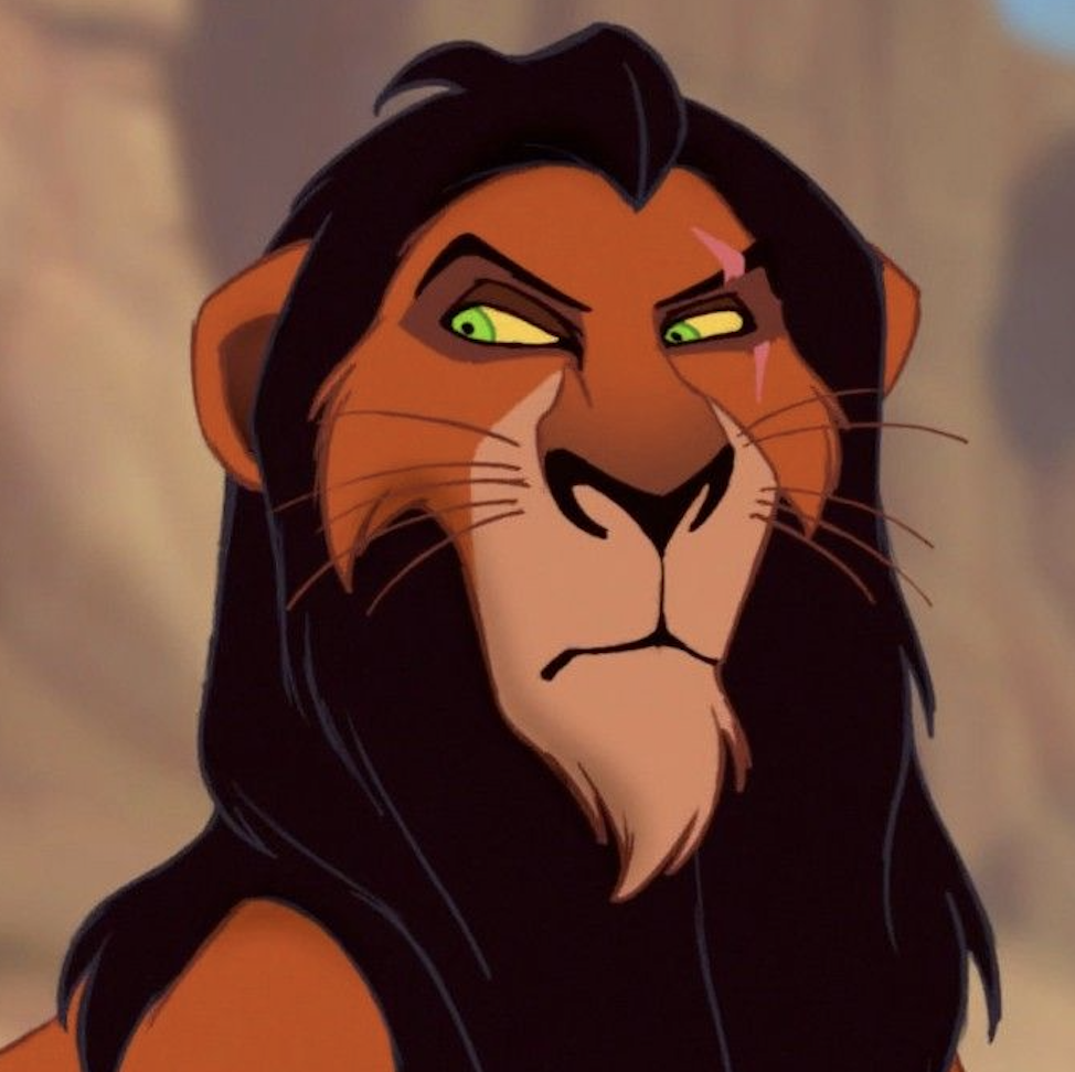 Scar or Taka, Simba's Uncle and the main antagonist